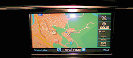 Bild eines Navigationssystems